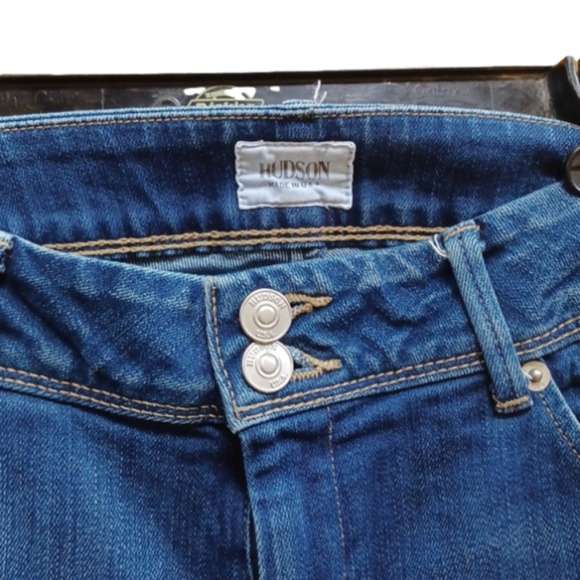 Hudson Collin skinny style darker wash skinny, size 29. Good used condition. - Picture 9 of 13